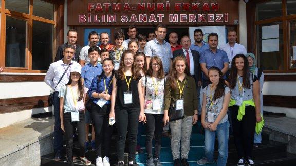 Rizede Doğa Eğitimi ve Bilim Okulları projesi final sergisiyle tamamlandı.