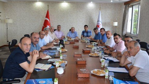 Milli Eğitim Müdürümüz Ahmet Hamdi YILMAZ, Başkanlığında İlçe Milli Eğitim Müdürleri Toplantısı Yapıldı.