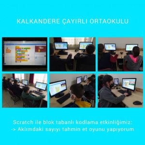 Kalkandere Çayırlı Ortaokulu Kodlama Çalışmaları 10 Şubat