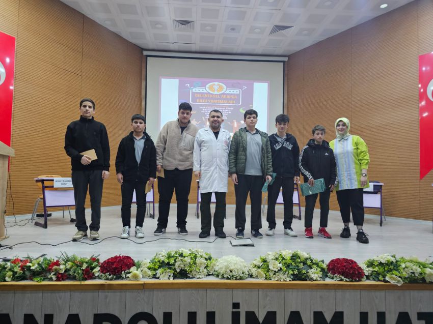 OKULUMUZDA 9. SINIFLAR ARASI ARAPÇA BİLGİ YARIŞMASI GERÇEKLEŞTİRİLDİ.