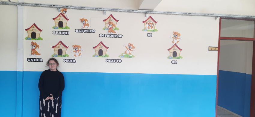 İngilizce Yönler Kelime Etkinliği Gerçekleştirildi.