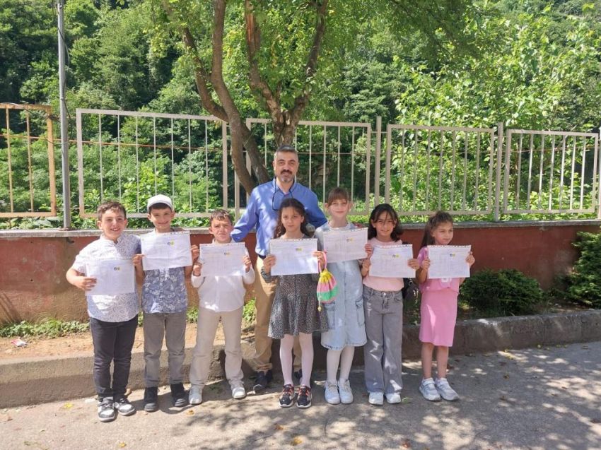 yıl sonu karne heyecanı yaşadık