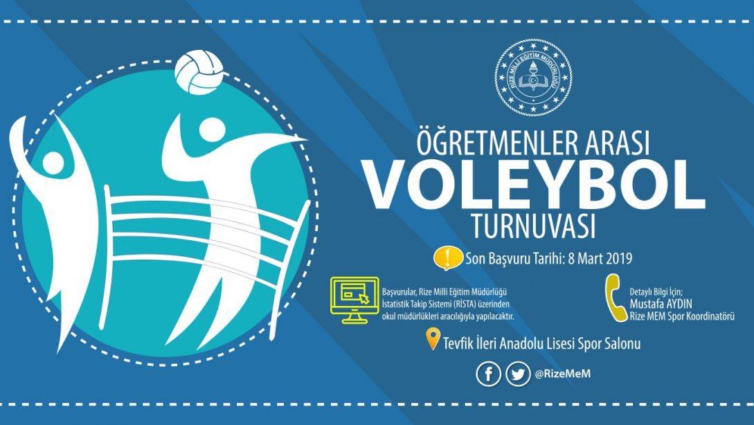 Okullar Arası Voleybol Turnuvası Grup Müsabakaları Fikstürü