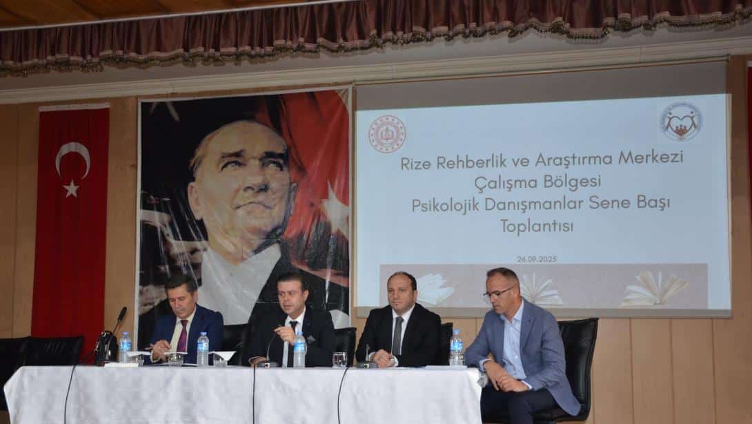 Psikolojik Danışmanlar Sene Başı Toplantısı Yapıldı