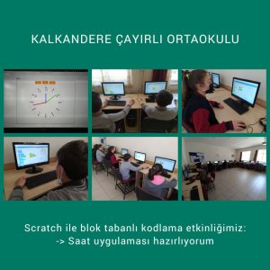 Kalkandere Çayırlı Ortaokulu Kodlama Çalışmaları 24 Şubat
